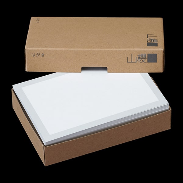 山櫻弔事カード はがき判 単カード №18 鼠枠CoC ☆: 慶弔用関連