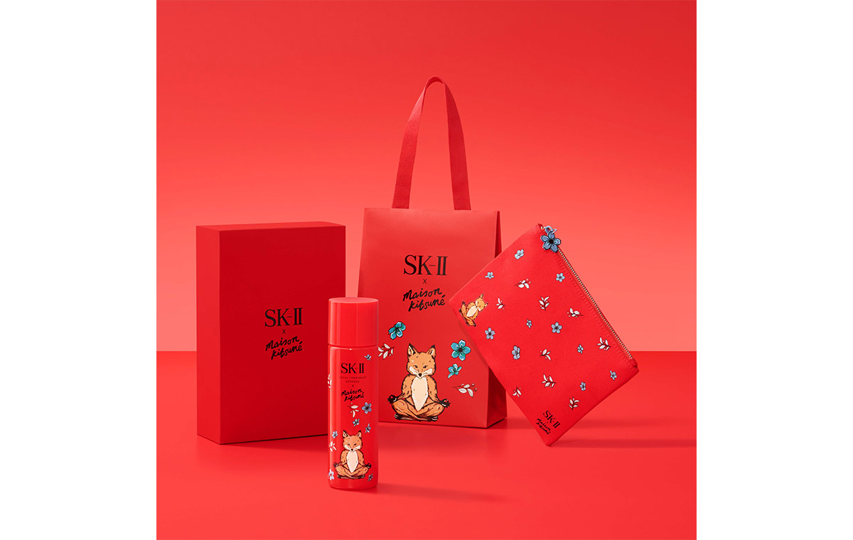 クリスマスコフレ2023｜SK-II】「MAISON KITSUNÉ」とコラボ！かわい