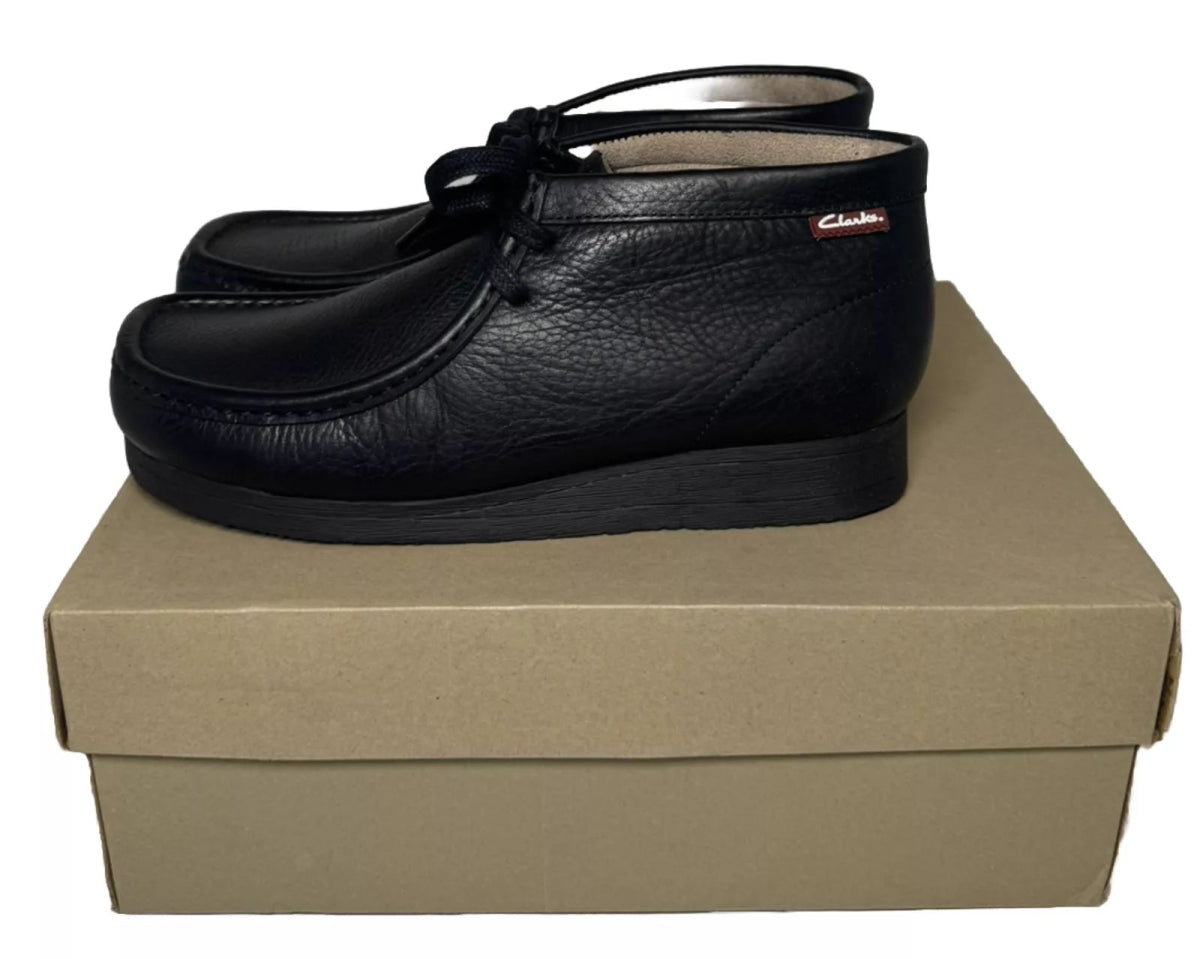 Clarks Originals Stinson Hi Wallabee Men's Black Leather – Don't