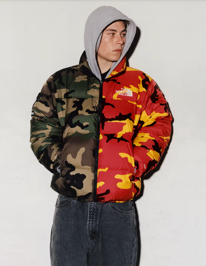Supreme X The North Face Split Nuptse Camo Jacket – Donut Shoppe Store