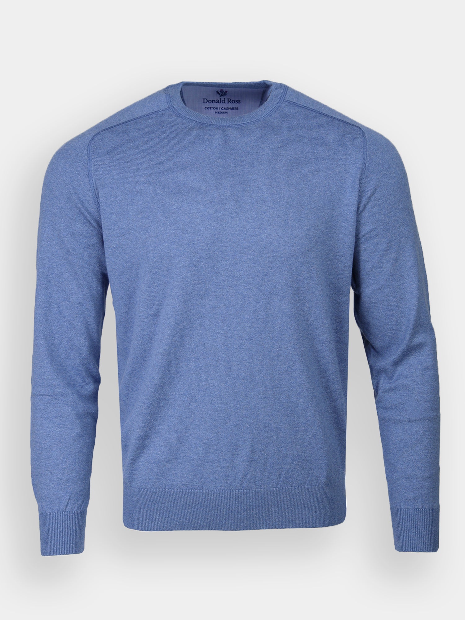 Cotton Cashmere Crewneck - Sport Fit | Donald Ross Sportswear