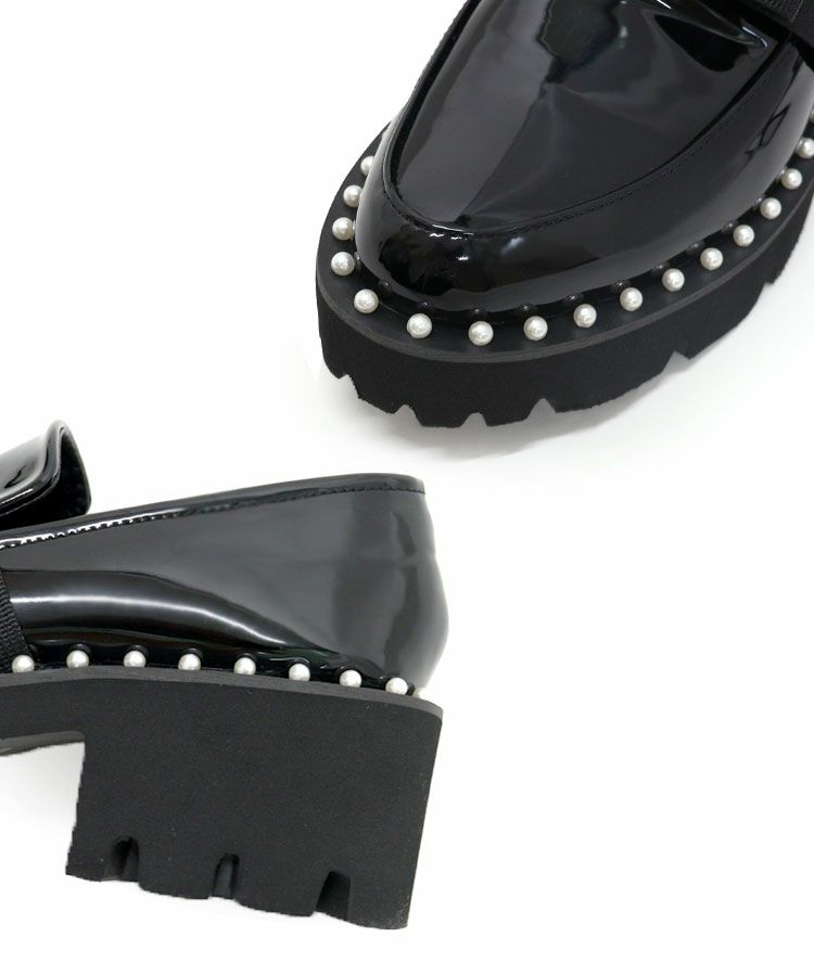 パールリボンローファー[C]