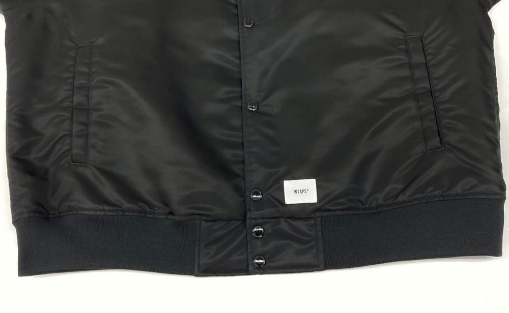 WTAPS ブラック ナイロンジャケット サイズ03
