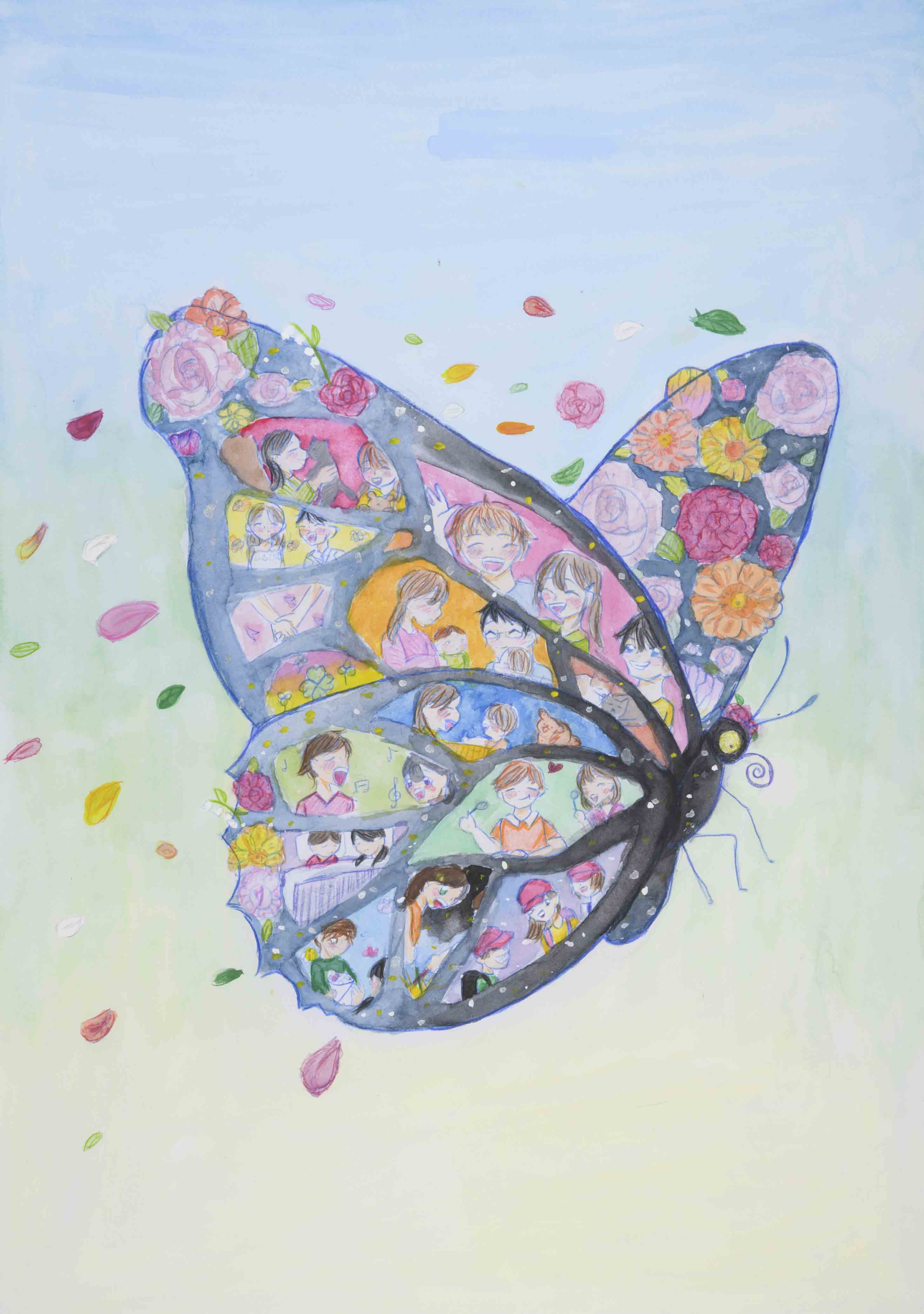 幸せの蝶 | 受賞ライブラリー | ドコモ未来ミュージアム