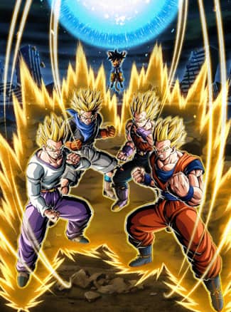 ドッカンバトル】『奇跡を起こす最終決戦』孫悟空(GT)&超サイヤ人4