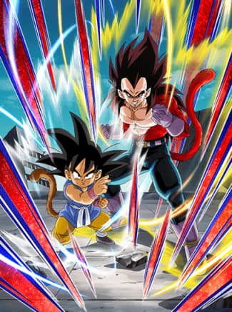 ドッカンバトル】『死闘のクライマックス』孫悟空(GT)&超サイヤ人4