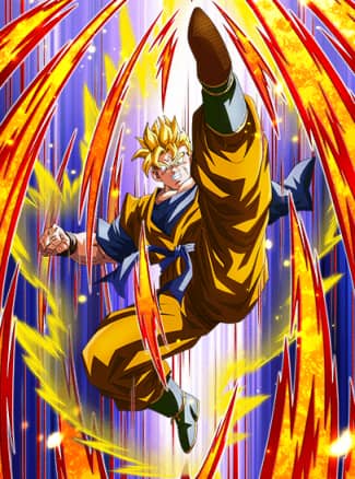 ドッカンバトル】『明日の見えぬ闘い』超サイヤ人孫悟飯(未来)[力]の