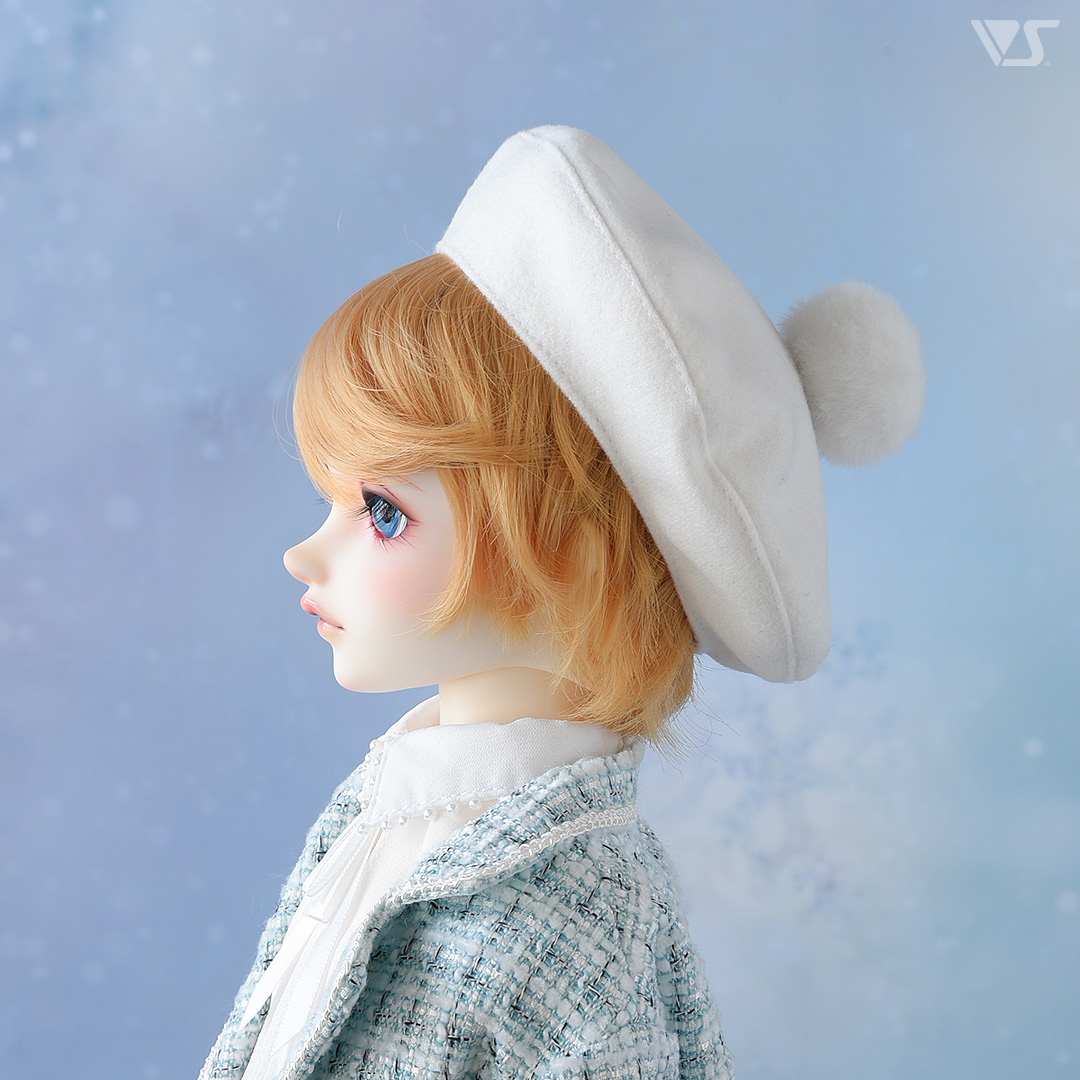 ぽんぽんベレー帽（クリーム） | ボークス公式 ドルフィーオンラインストア