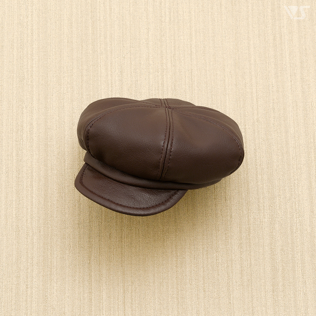 レザーキャスケット（茶） | ボークス公式 ドルフィーオンラインストア