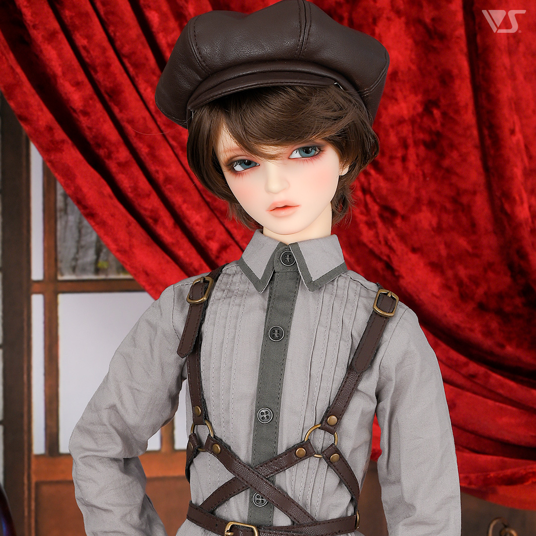 レザーキャスケット（茶） | ボークス公式 ドルフィーオンラインストア