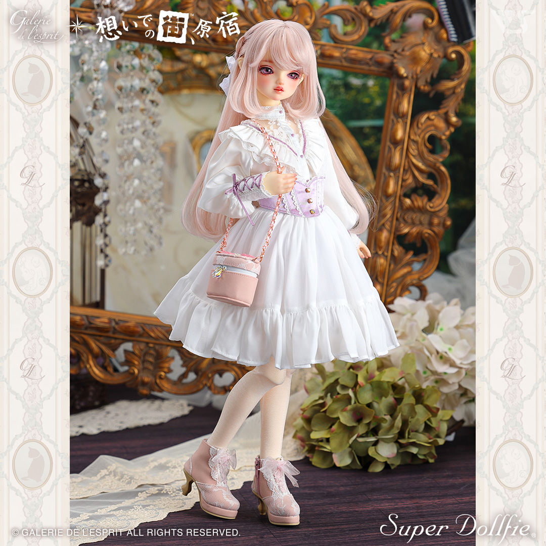 Chain Vanity Bag & Organza Lace-up Boots Set | ボークス公式