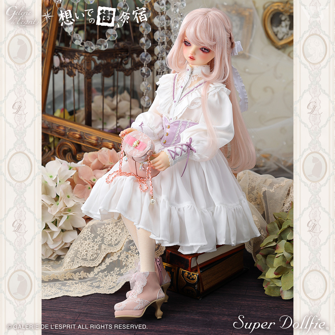 Chain Vanity Bag & Organza Lace-up Boots Set | ボークス公式