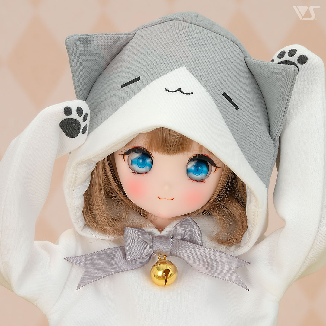 のんびりハチワレねこパーカー・ミニ | ボークス公式 ドルフィー