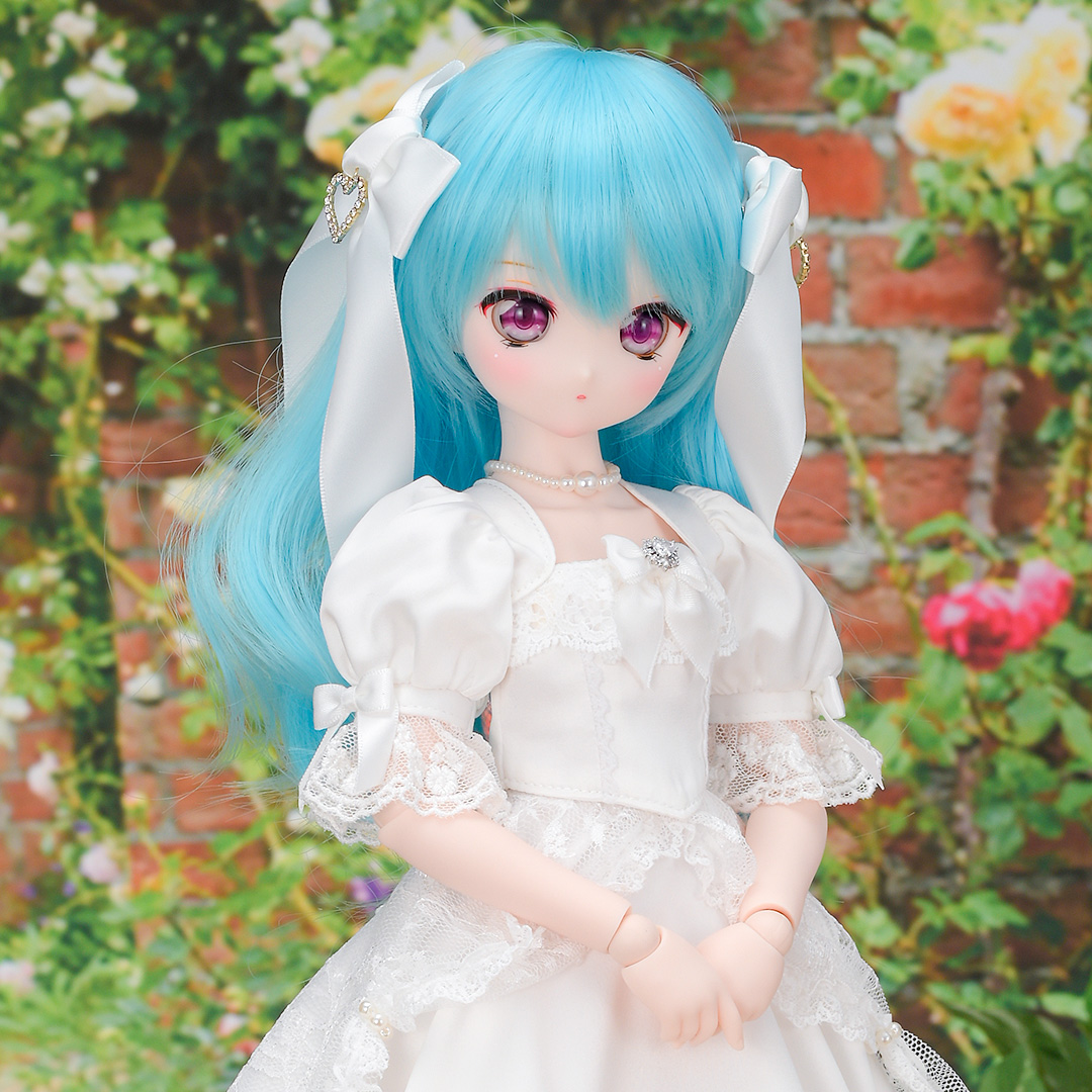 リボンクリップ（ビジュー/白） | ボークス公式 ドルフィーオンライン