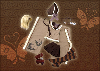 千本桜ドレスセット（弐ノ桜 胡蝶・扇舞） | ピアプロ × ドルフィー