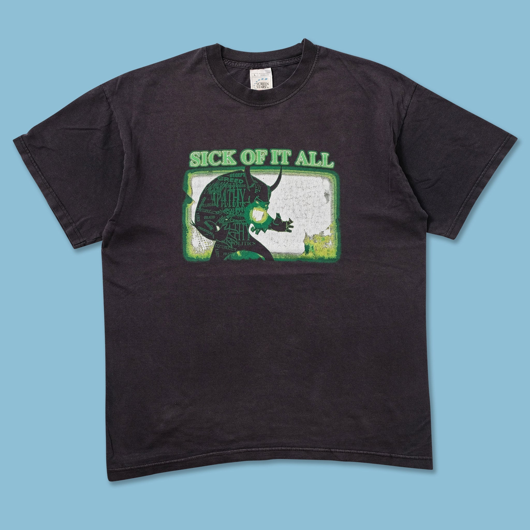 SICK OF IT ALL 90年代?ビンテージTシャツ L Vintage 90's Sick Of It