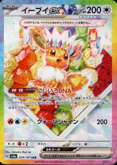イーブイex(224/187 SAR) | SAR | ドラゴンスター | ポケモンカード