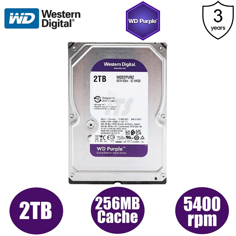 Western Digital Purple WD20PURZ / WD22PURZ / WD23PURZ 24x7 (2TB