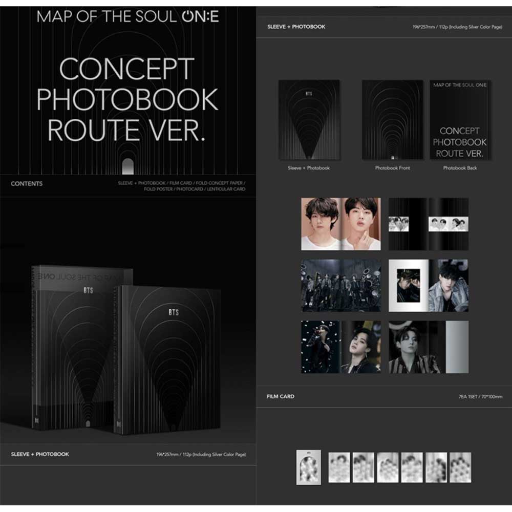 Conjunto Especial Bts Map Of The Soul On: E Concept Photobook CLUE