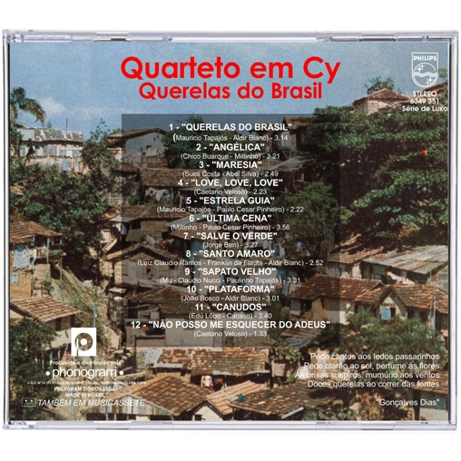 CD Quarteto em Cy 1978 - Querelas do Brasil | Shopee Brasil
