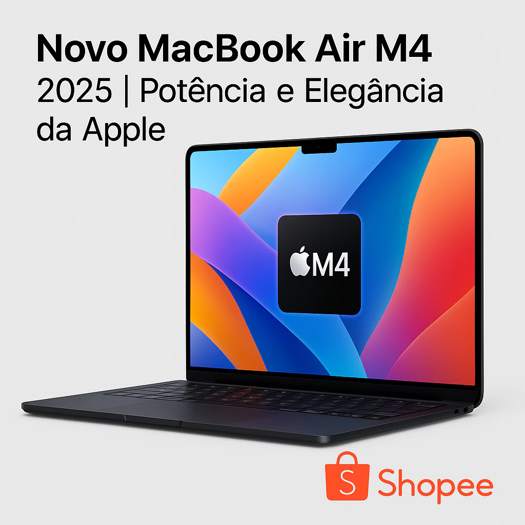 Shopee] Apple MacBook Air M4 16GB 256GB | 2025 Tela de 13,6