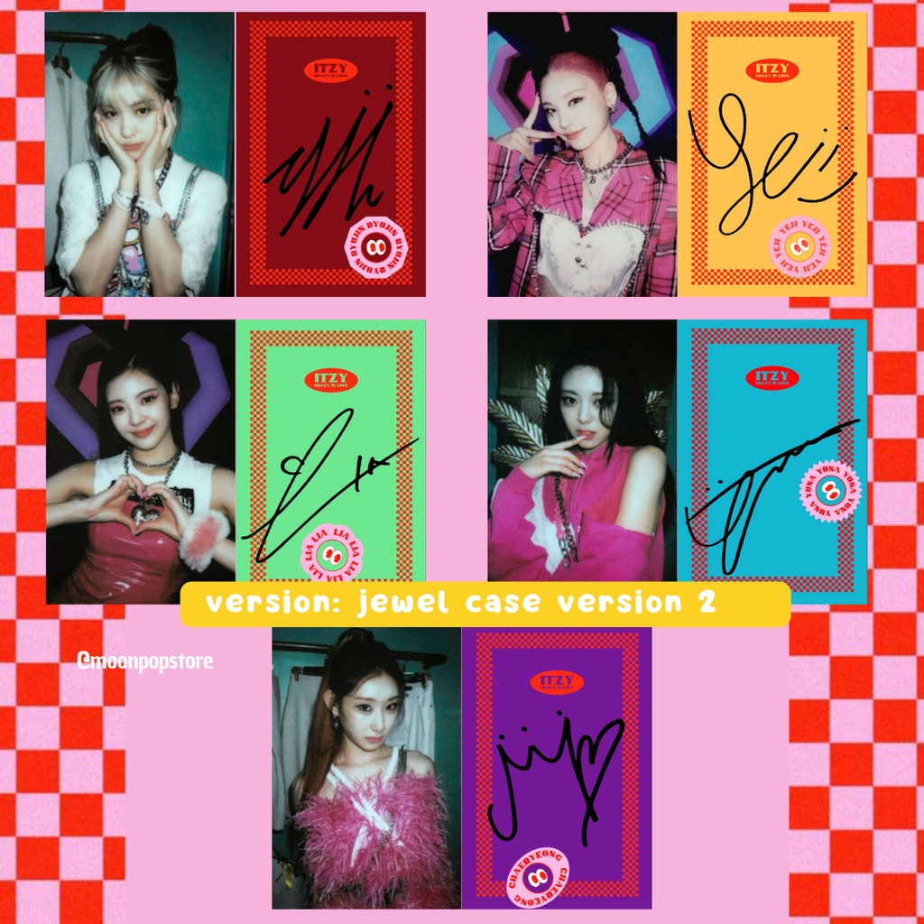 Photocard Kpop Itzy Crazy in Love - VALOR POR UNIDADE- Fanmade
