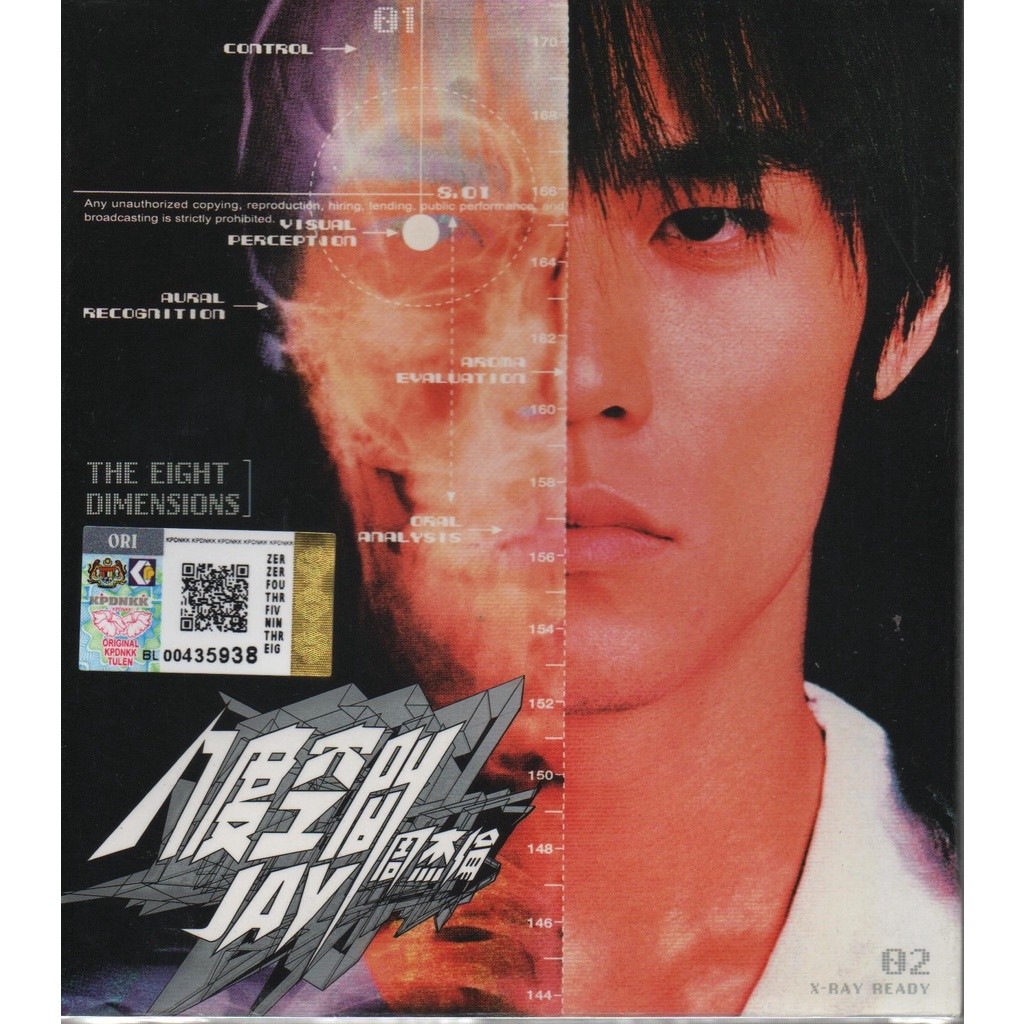Album CD + VCD Jay Chou 周杰伦- THE EIGHT DIMENSIONS 八度空间(马版