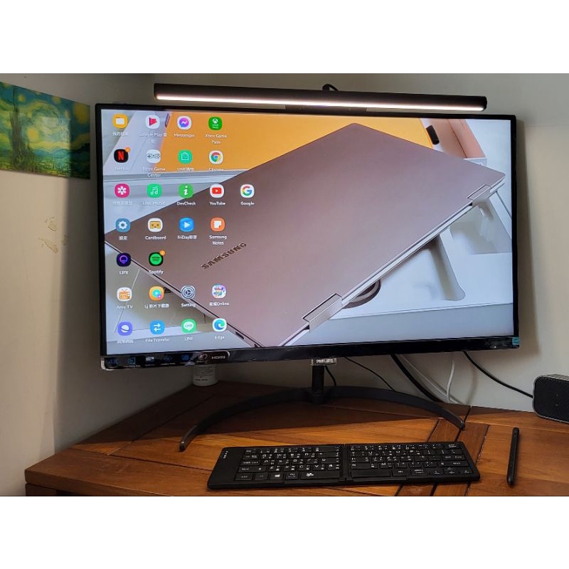 philips 4K Ultra HD 27吋液晶顯示器 276E8V／原廠公司貨／狀態極佳