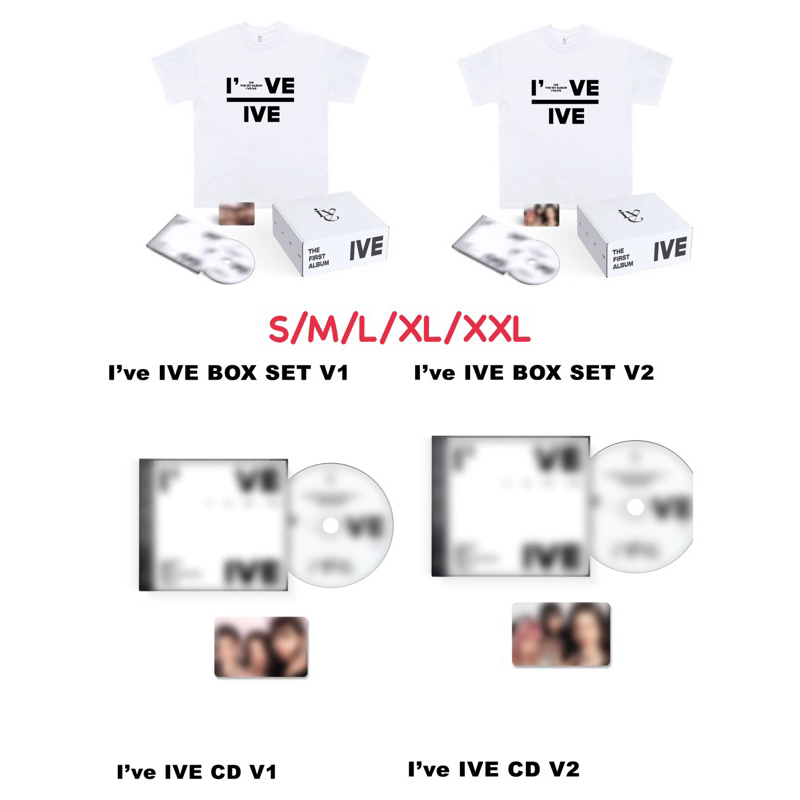現貨IVE 正規一輯美國限定版美版美網I've IVE 專輯BOX SET 衣服特典小