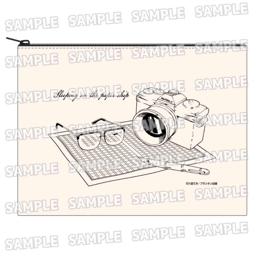 現貨】八田てき紙の舟で眠る在紙船中入眠POP UP SHOP 壓克力立牌／繪卡