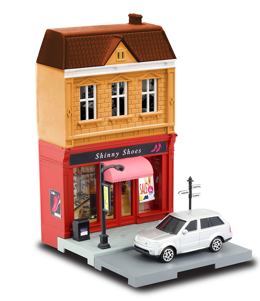 1/64 ダイキャストミニカー ジオラマストリート ③靴屋