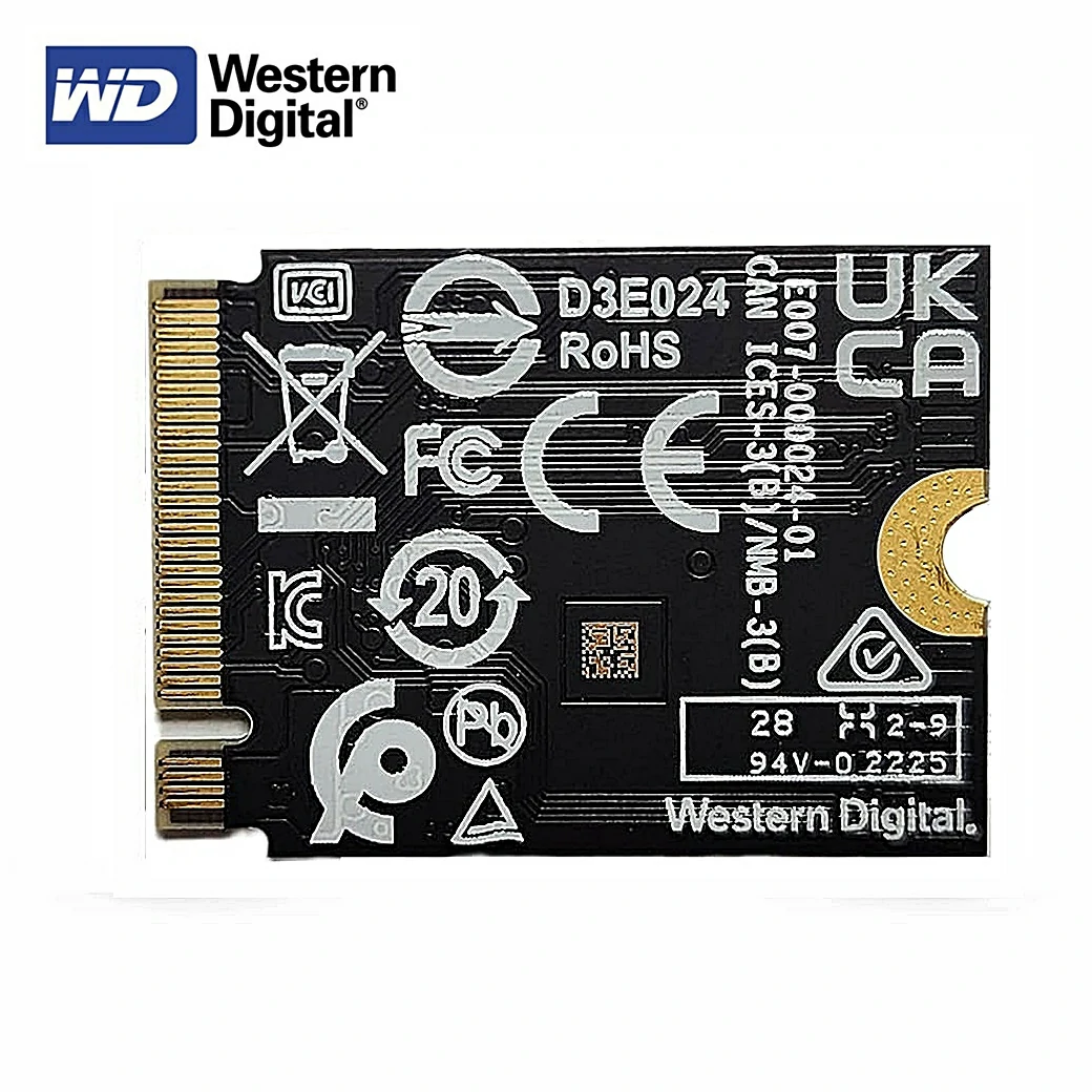 WD PC SN740 M.2 NVMe 2230 PCIe 4.0x4 SSD (1TB)