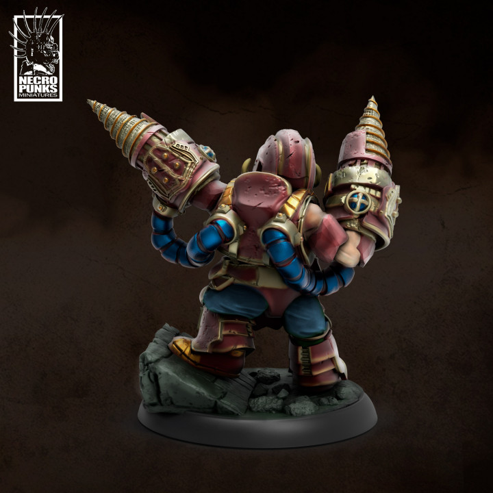 3D Printable CHARACTERS SET - MINE WAR - PART 2: DWARF DEFENSE