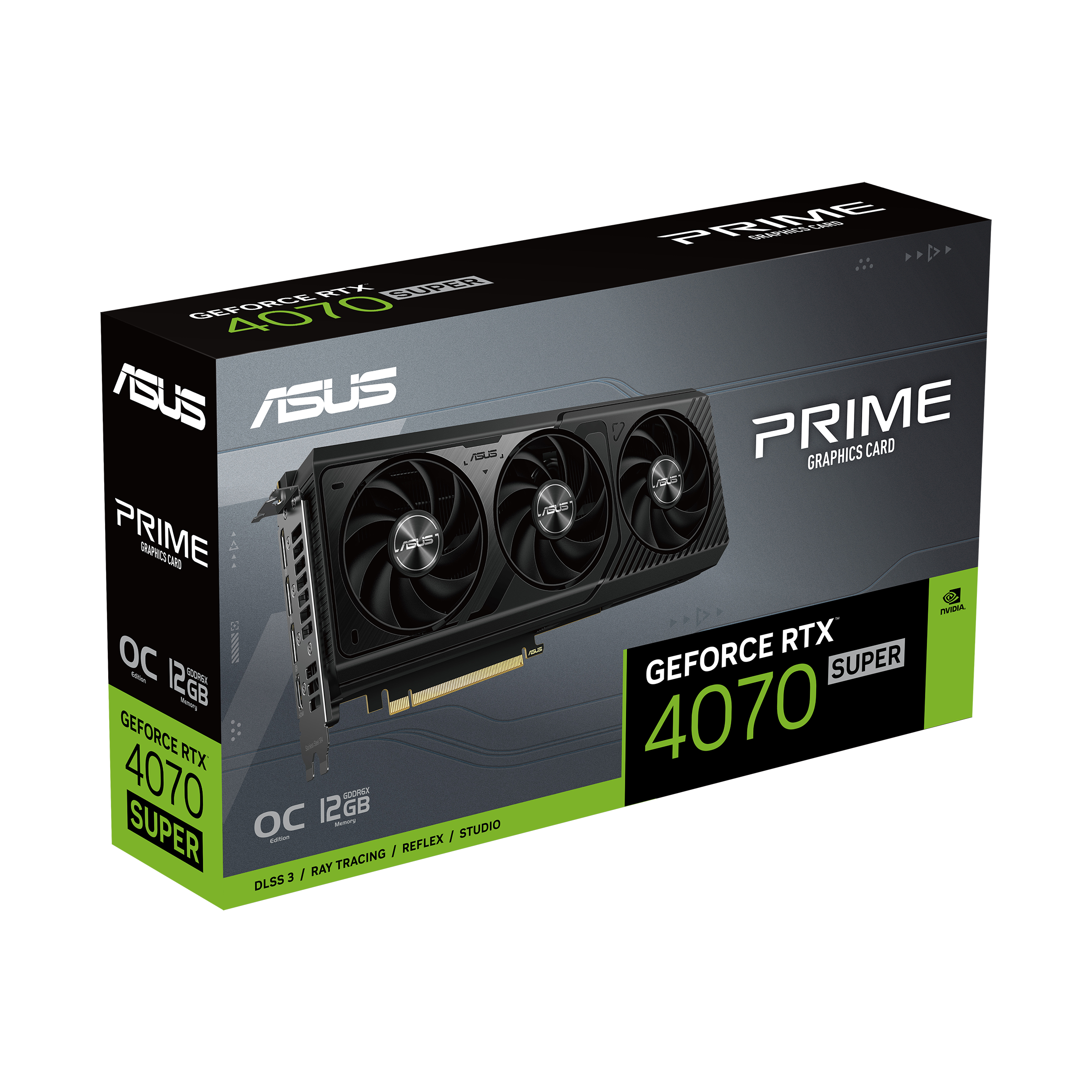 ASUS Prime GeForce RTX™ 4070 SUPER OC Edition 12GB GDDR6X