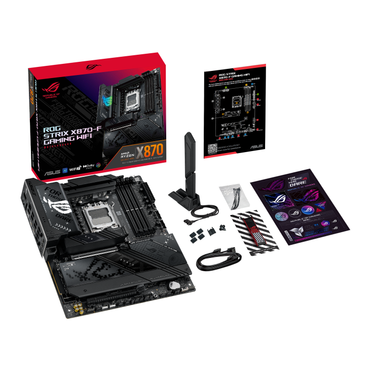 ROG STRIX X870-F GAMING WIFI | ROG Strix | Gaming マザーボード
