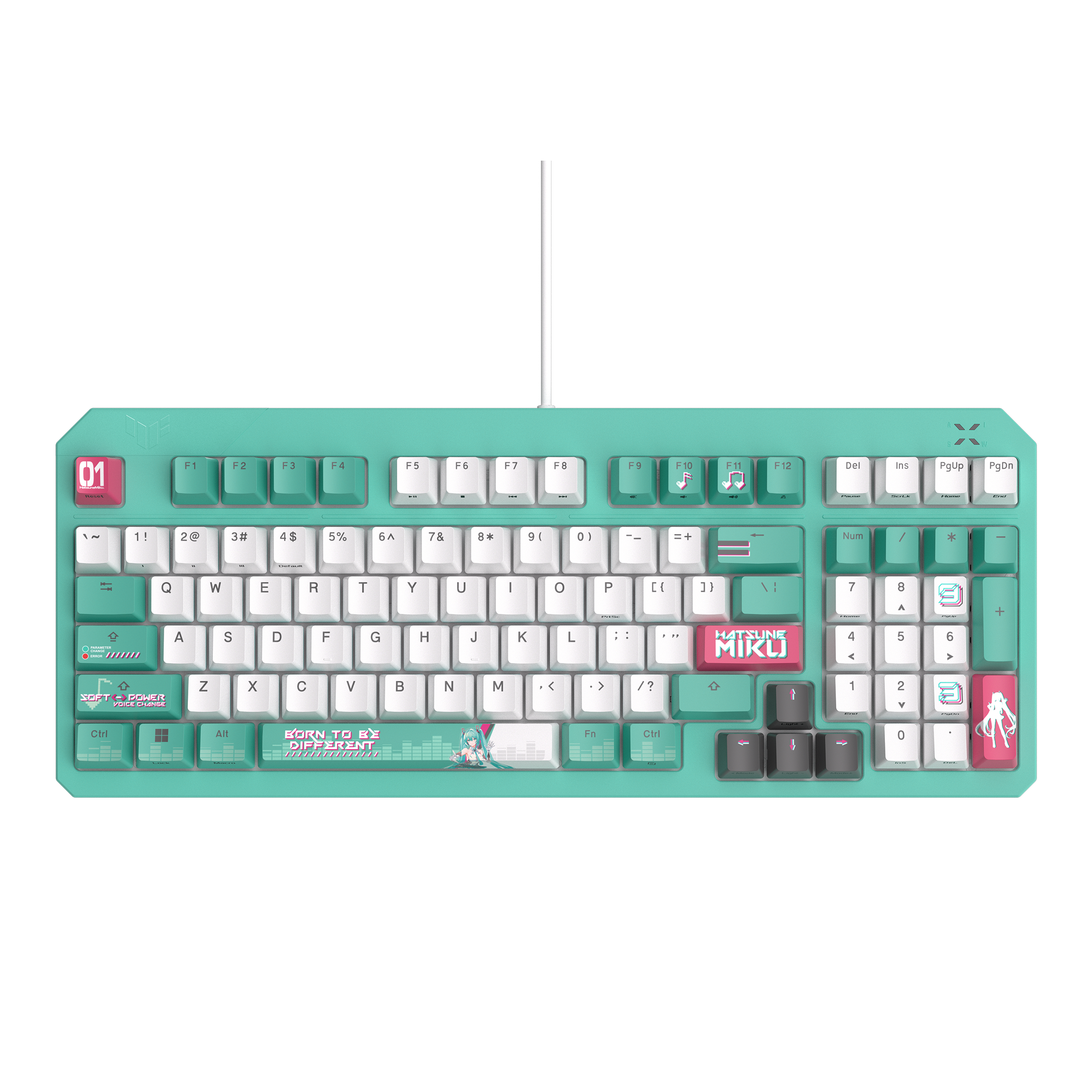 ASUS TUF Gaming K3 Gen II Hatsune Miku Edition｜Keyboards｜ASUS USA
