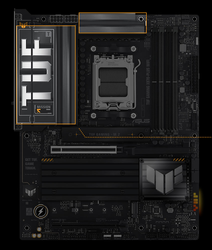 TUF GAMING X870-PLUS WIFI｜マザーボード｜ASUS 日本