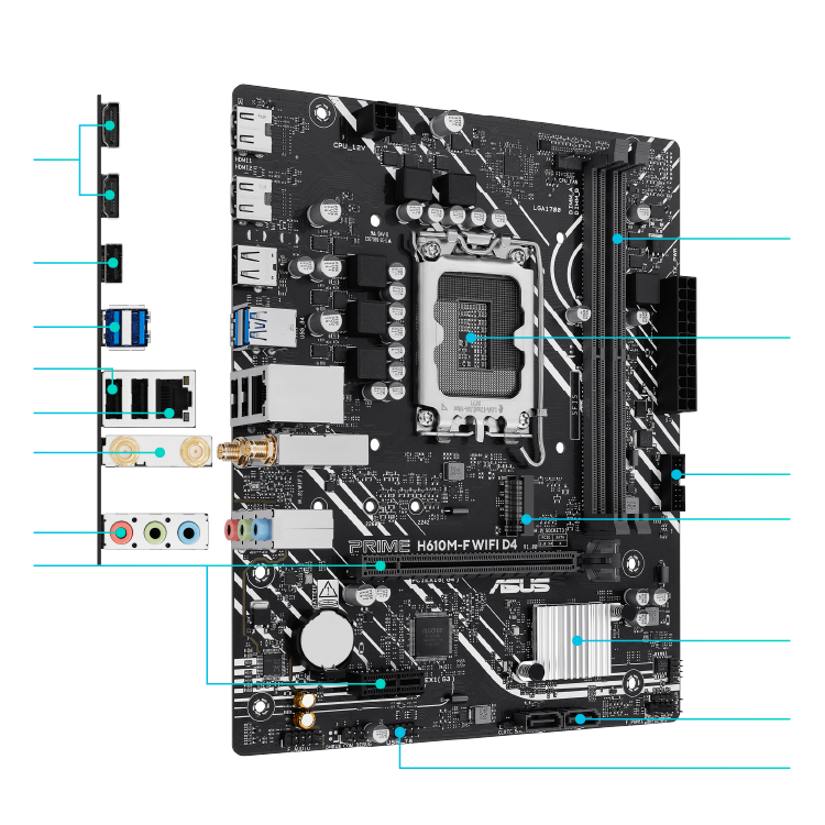 PRIME H610M-F WIFI D4｜Motherboards｜ASUS Global