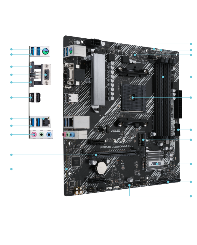 PRIME A520M-A II/CSM｜Motherboards｜ASUS USA