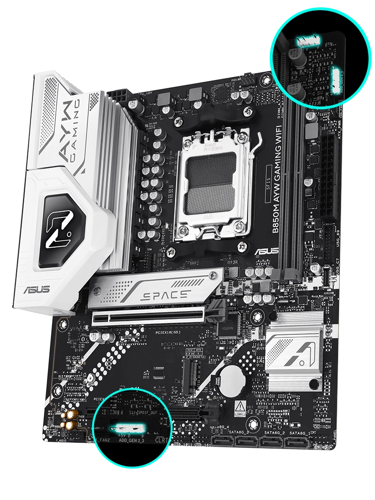 B850M AYW GAMING WIFI | ASUS West Africa