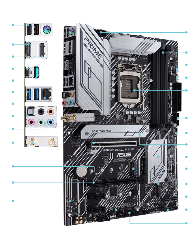PRIME Z590-P WIFI｜Motherboards｜ASUS USA