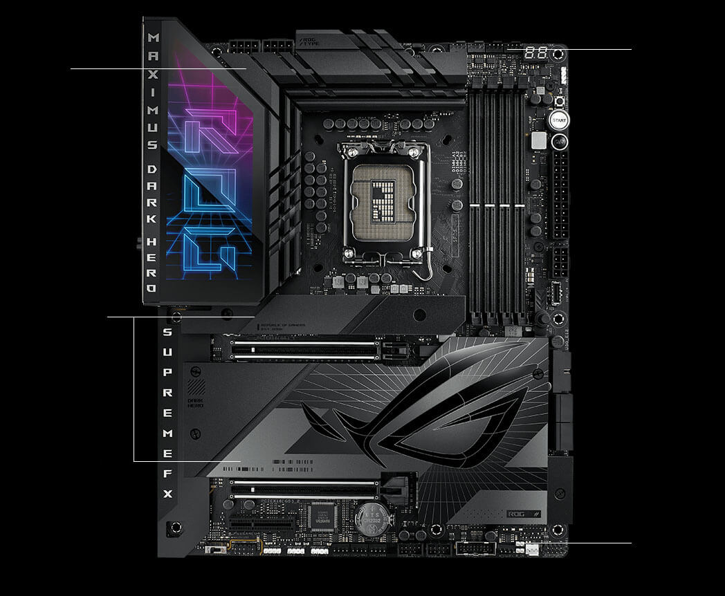ROG MAXIMUS Z790 DARK HERO | ROG Maximus | Gaming Motherboards