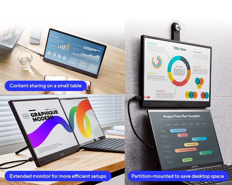 ZenScreen MB166CR｜Monitors｜ASUS Global