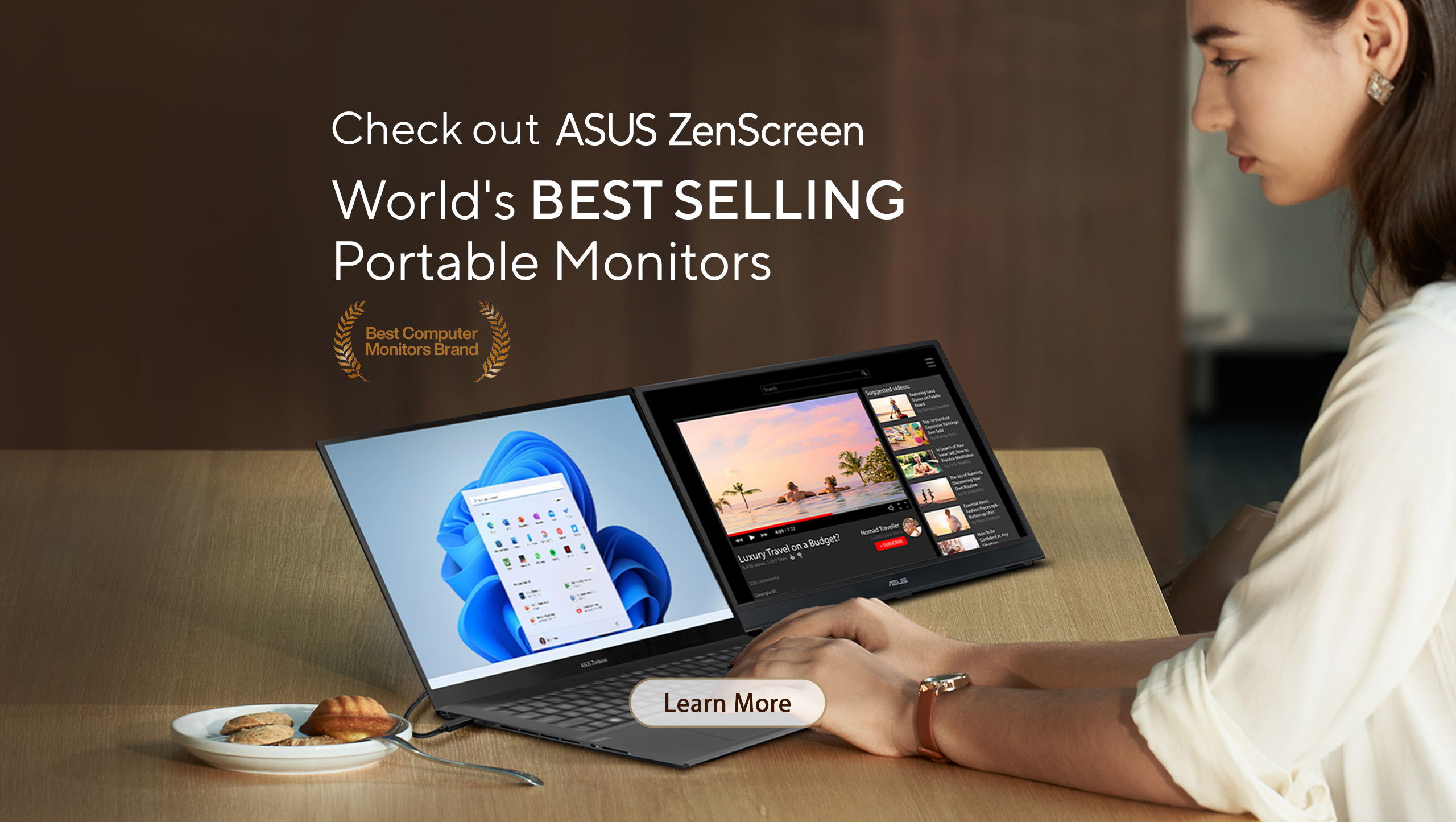 ASUS ZenScreen MB169CK｜Monitors｜ASUS Global