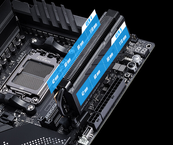 ROG CROSSHAIR X670E GENE | ROG Crosshair | Gaming Motherboards