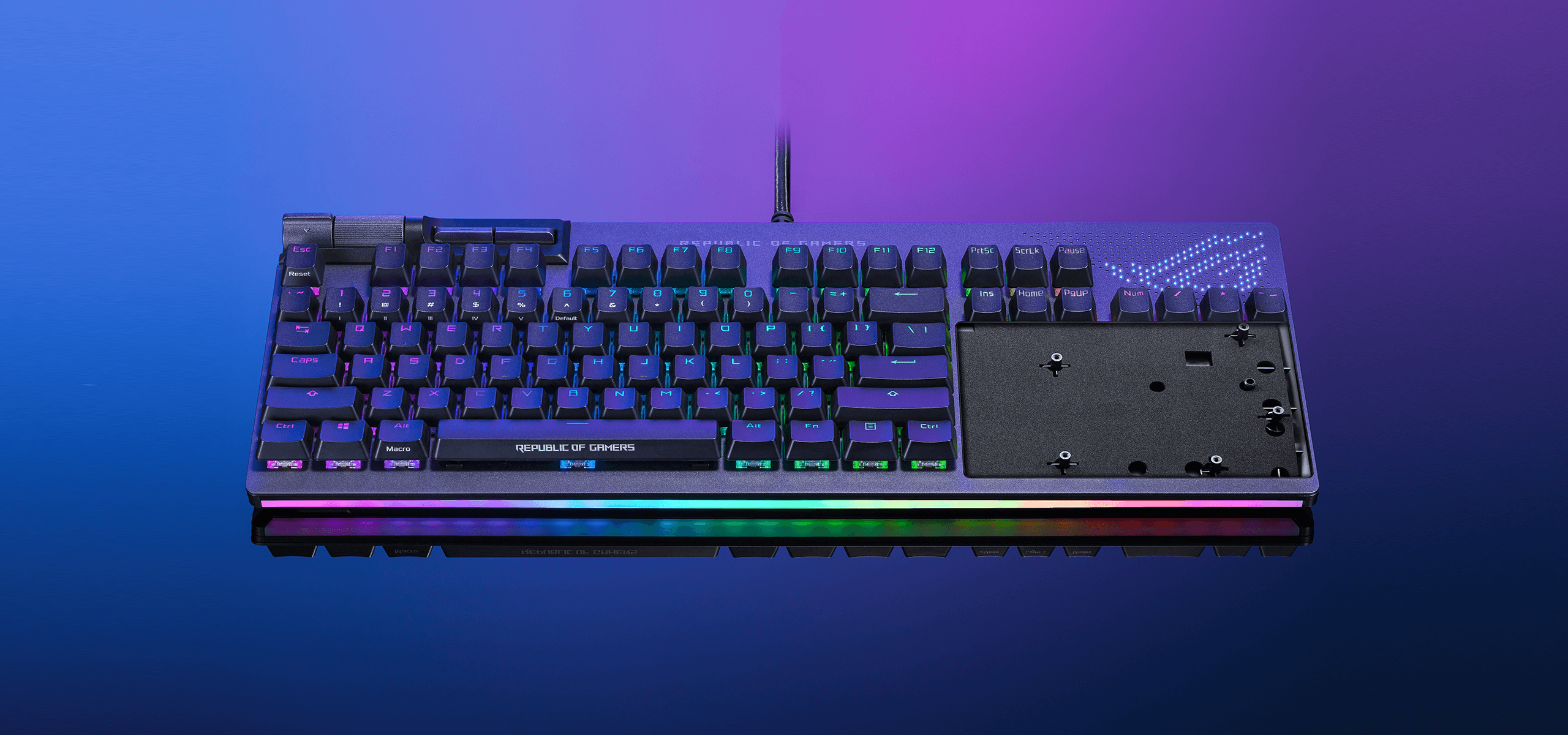 ROG Strix Flare II Animate Gaming Keyboard | PBT Keycaps | Gaming