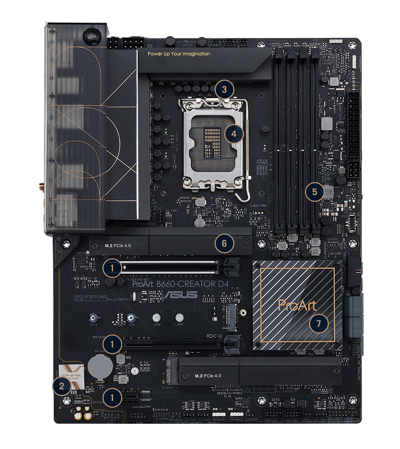 ProArt B660-CREATOR D4｜Motherboards｜ASUS USA