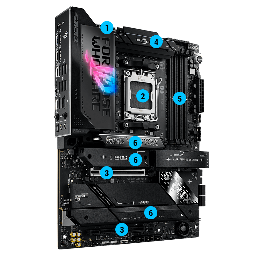 ROG STRIX X870E-E GAMING WIFI | ROG Strix | Gaming Motherboards