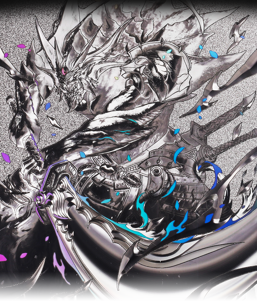 デュエマ 神アート ガル・ラガンザーク/「無月」の頂 スザーク SR ガル