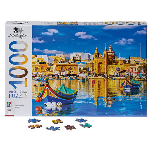 Hinkler 1000 Piece Jigsaw Puzzle - Marsaxlokk Malta